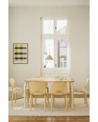 Chaise Atto jaune beurre - 78.3x41x52 cm
