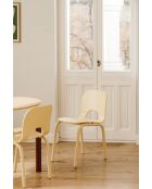 Chaise Atto jaune beurre - 78.3x41x52 cm