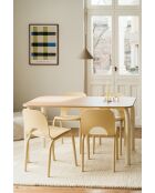 Chaise Atto jaune beurre - 78.3x41x52 cm
