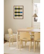 Chaise Atto jaune beurre - 78.3x41x52 cm