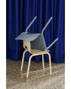 Chaise Atto jaune beurre - 78.3x41x52 cm