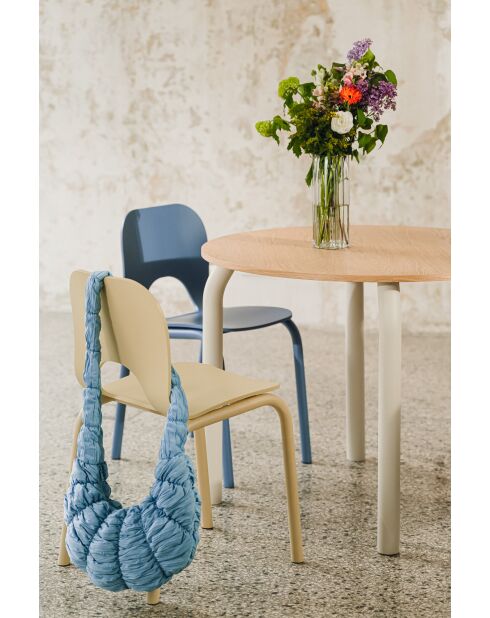 Chaise Atto jaune beurre - 78.3x41x52 cm