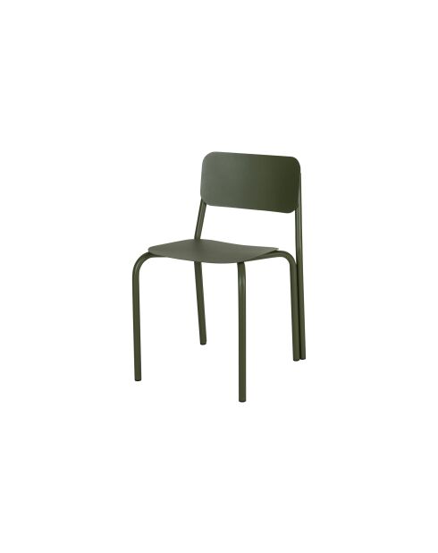 Chaise Kei vert forêt - 72.8x44.5x48 cm