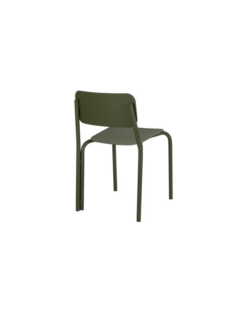 Chaise Kei vert forêt - 72.8x44.5x48 cm