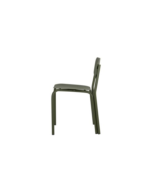 Chaise Kei vert forêt - 72.8x44.5x48 cm
