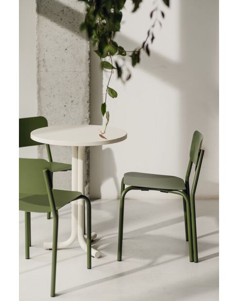 Chaise Kei vert forêt - 72.8x44.5x48 cm