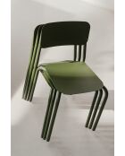 Chaise Kei vert forêt - 72.8x44.5x48 cm