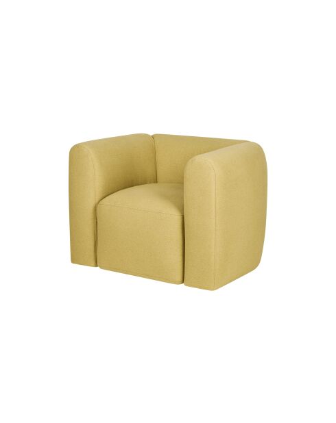 Fauteuil Flom poire jaune - 67x93x76 cm