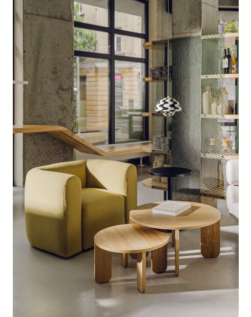 Fauteuil Flom poire jaune - 67x93x76 cm