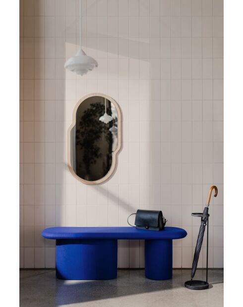 Vollbank Blaubeerkuchen aus Wolle - 39,6x130x36 cm