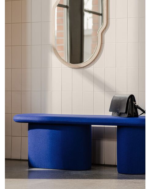 Vollbank Blaubeerkuchen aus Wolle - 39,6x130x36 cm