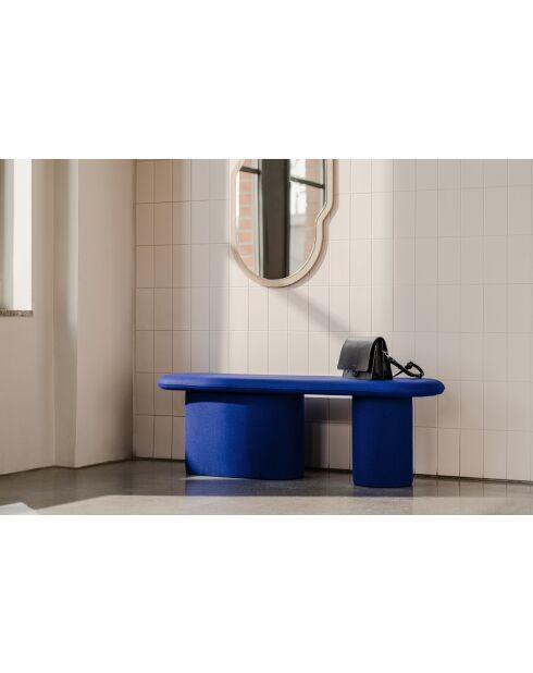 Vollbank Blaubeerkuchen aus Wolle - 39,6x130x36 cm