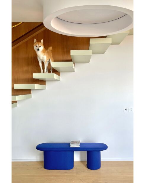 Banc Rull laine de tarte aux myrtilles - 39.6x130x36 cm
