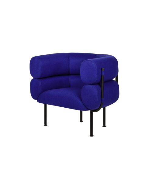 Fauteuil Ubi laine de tarte aux myrtilles - 73.2x95.1x68 cm