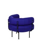 Fauteuil Ubi laine de tarte aux myrtilles - 73.2x95.1x68 cm