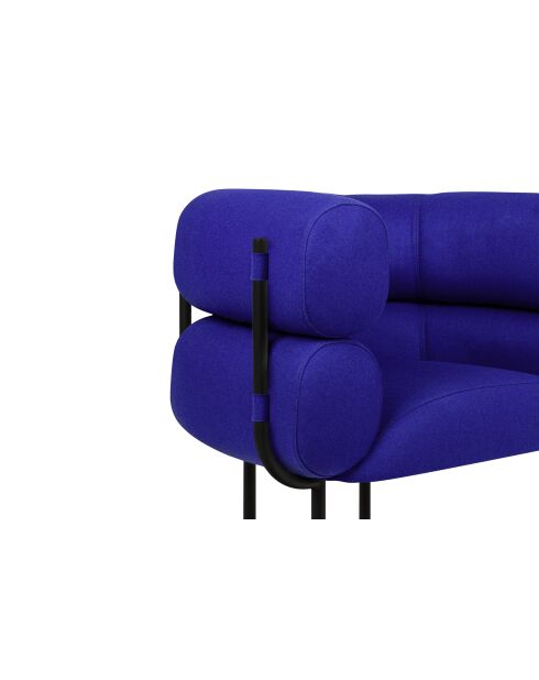 Fauteuil Ubi laine de tarte aux myrtilles - 73.2x95.1x68 cm