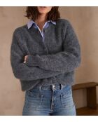 Strickjacke Lou aus leicht gewaschenem Holz