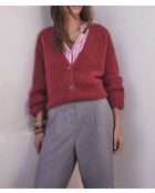 Cardigan rosso Chelton