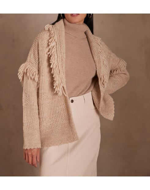 Cardigan Connor gris et blanc