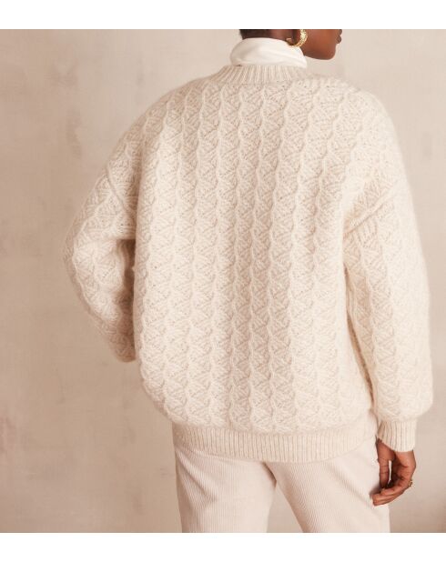 Gilet cardigan Cosmo naturel
