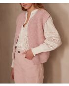 Gilet Stefen mauve pâle