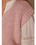 Gilet Stefen mauve pâle