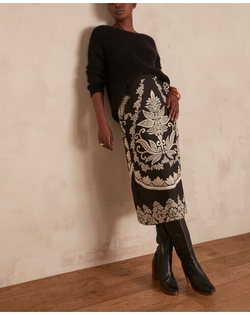 Cardigan en maille Paddy noir