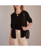 Cardigan en maille Pétronille noir