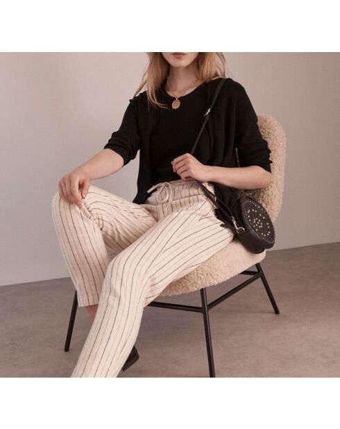 Cardigan en maille Pétronille noir