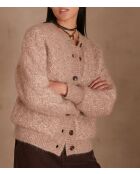 Cosmo helltaupefarbener Cardigan