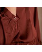 Brady, schlichte Bluse, Zimt