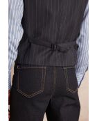 Gilet Abel bis rayé marine