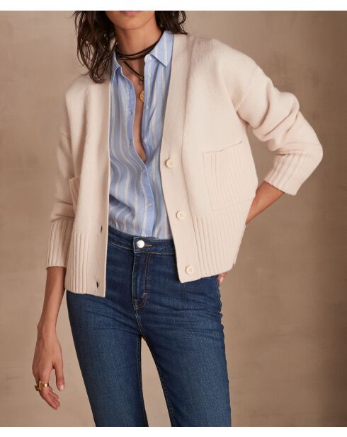 Cardigan Christopher naturel