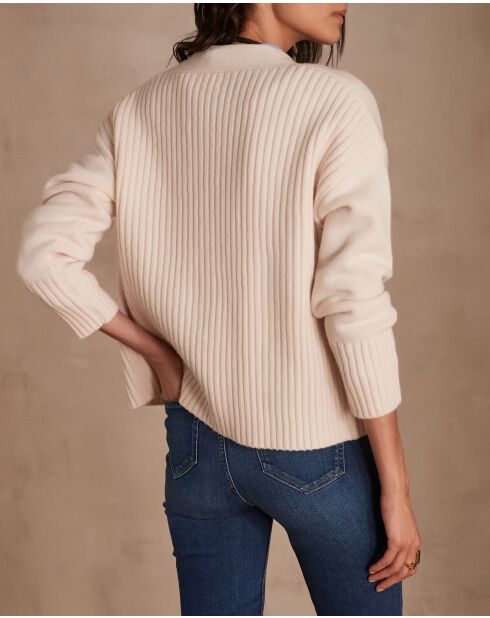 Cardigan Christopher naturel