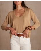Beiger Strickcardigan Lilou