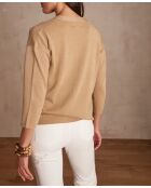 Beiger Strickcardigan Lilou