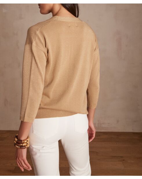 Beiger Strickcardigan Lilou