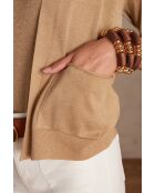Beiger Strickcardigan Lilou