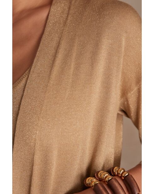 Beiger Strickcardigan Lilou