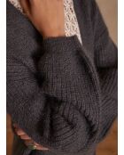 Cardigan en maille Chelton gris souris