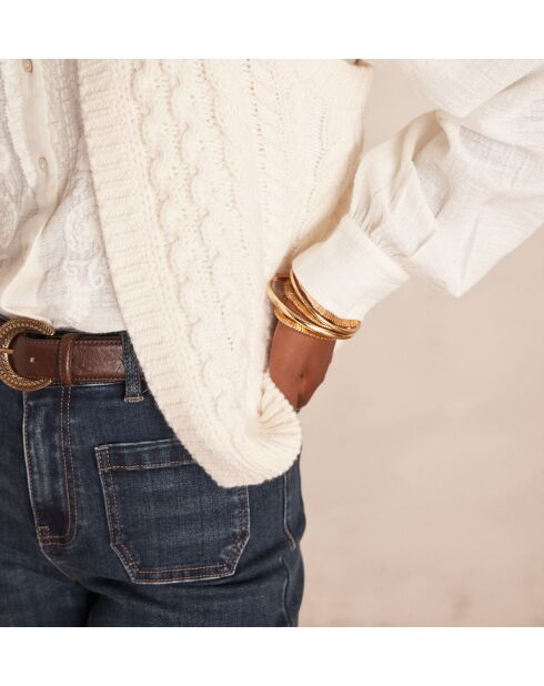 Gilet Bixente crème
