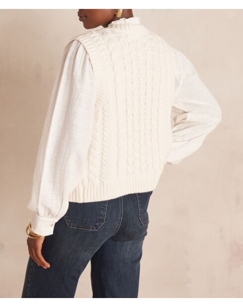 Gilet Bixente crème