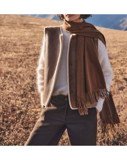 Gilet Brooklyn bis camel