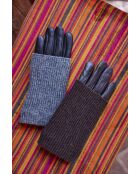Gants en cuir Ania chocolat