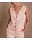 Gilet Abel uni primerose