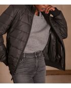 Schwarze Lederjacke Sidney