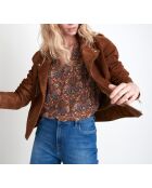 Tommy Perfecto Jacke aus hellem Kamelleder