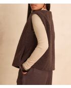 Schokoladen-Bouclette-Jacke Brooklyn