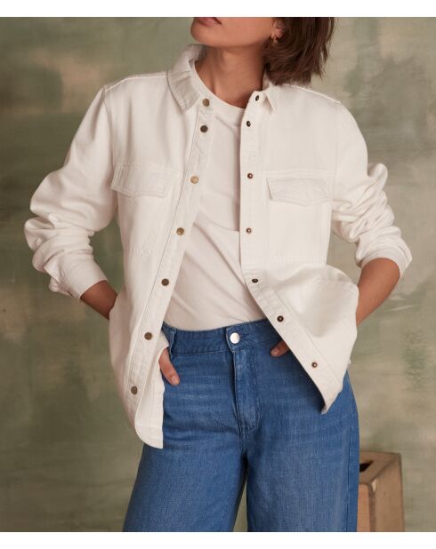 Surchemise Nadine surteint blanche