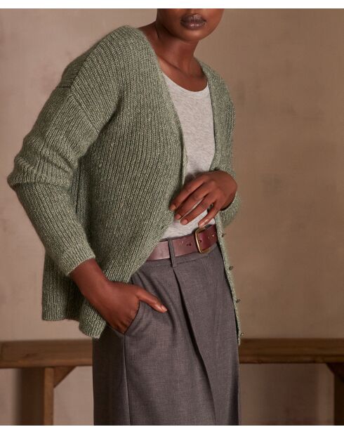Cardigan in maglia Caddy Leaf